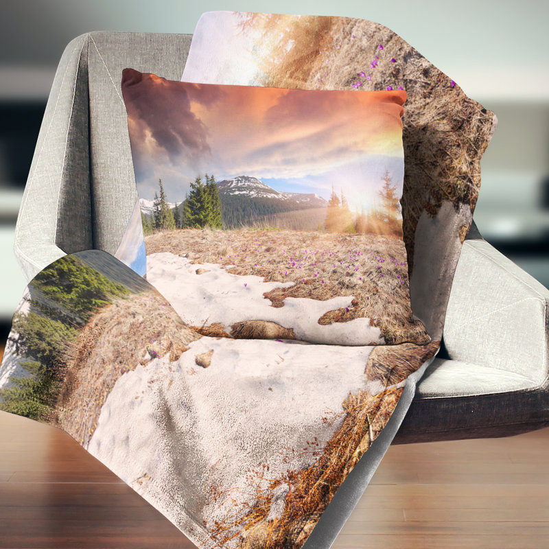 Coussin Bloom, 18 po x 18 po, Coussin décoratif