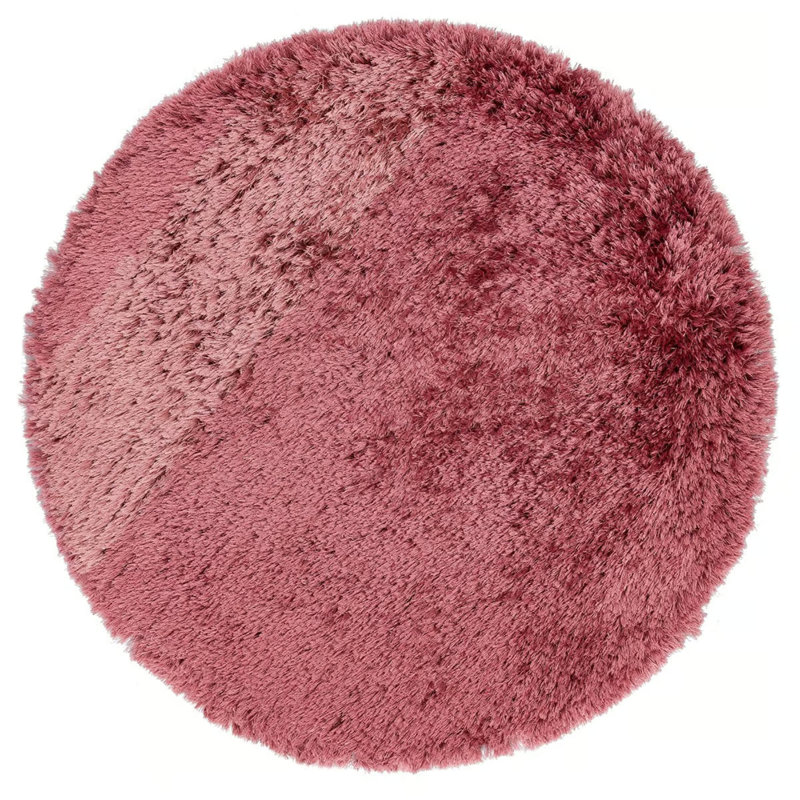 Tapis rond en coton Ulana, Rond 4 pi 11 po