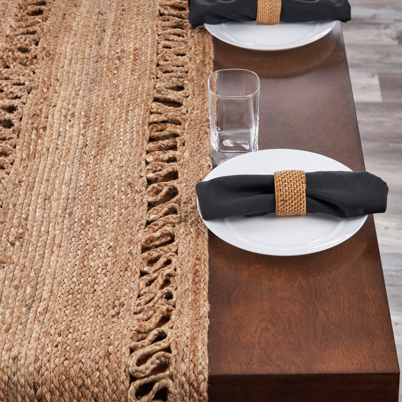 Colangelo Natural Jute Woven Table Runner