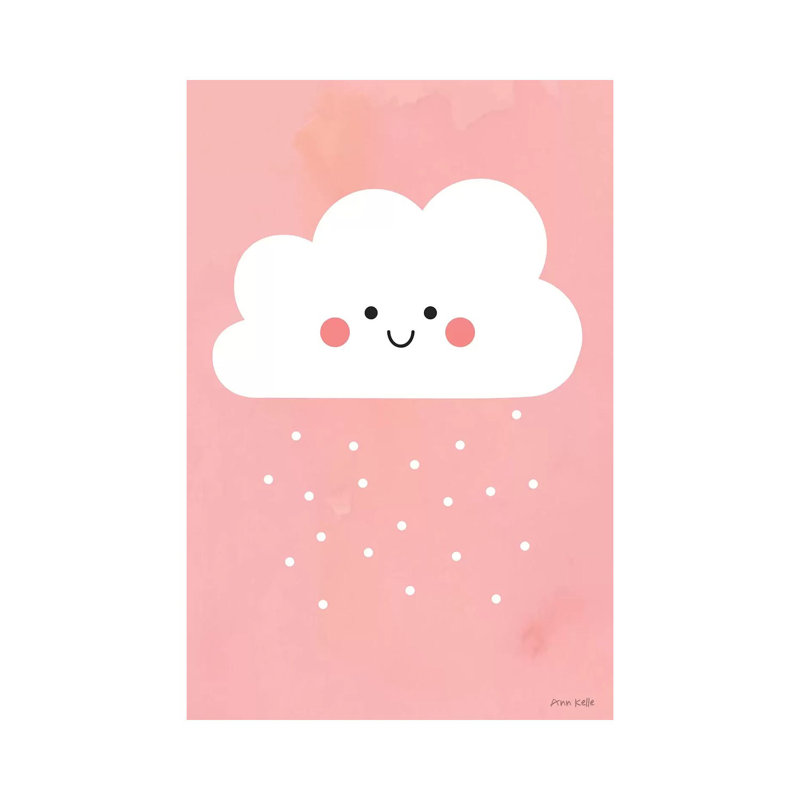 Happy Cloud I by Ann Kelle - Wrapped Canvas Print, 152.5 cm H x 101.5 cm W