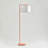 Montage Modern 60" Rose Gold LED Floor Lamp with White Fabric Drum Shade, Bulb Included-1044660239-1038233513