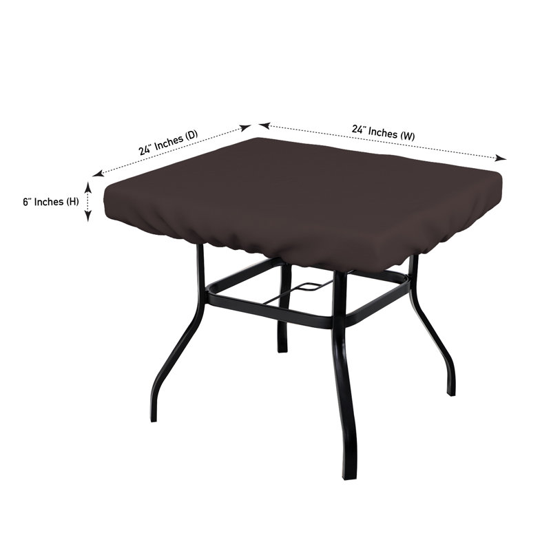Outdoor Cover, 15.2cm H x 61cm W x 61cm D, Coffee