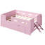 Lit plateforme en bois avec garde-corps et tiroir, rose-260658226-260658237