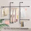 Adjustable Wall Mounted Clothes Rack