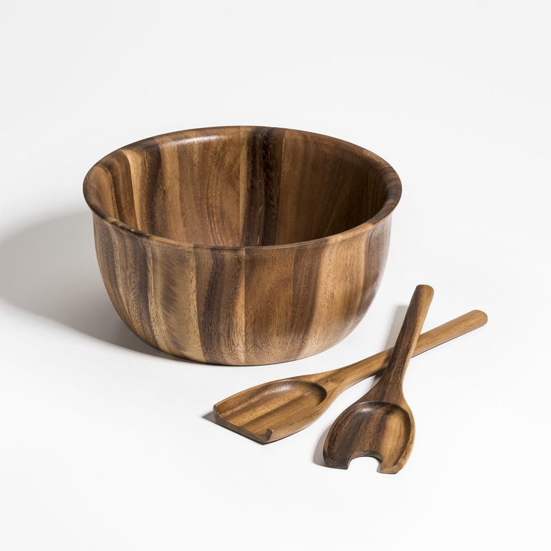 Bol à salade en bois d'acacia
