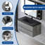 Meuble-lavabo mural mural flottant simple gris-832527708