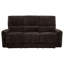 Canapé inclinable Heise en chenille brun foncé-122505268