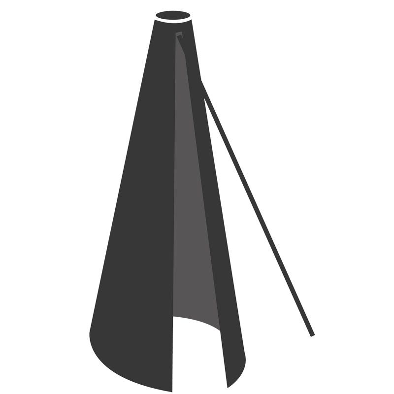 Umbrella Cover with 2 Year Warranty, 86.7" H x 34.7" W x 34.7" D
