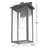 Turnbow Ohara 7 inch Outdoor Wall Sconce in Black