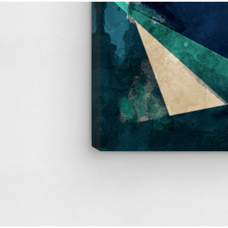 Abstracta Dos - Impression sur toile tendue, H 45 po x l 30 po x P 1,5 po