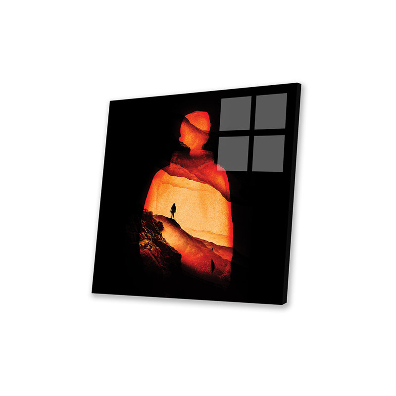 Love Aloneness Print On Acrylic Glass