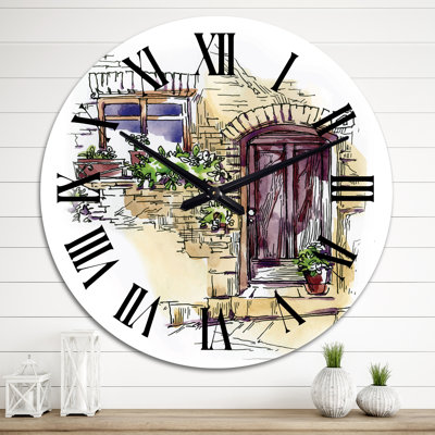 Horloge murale surdimensionnée