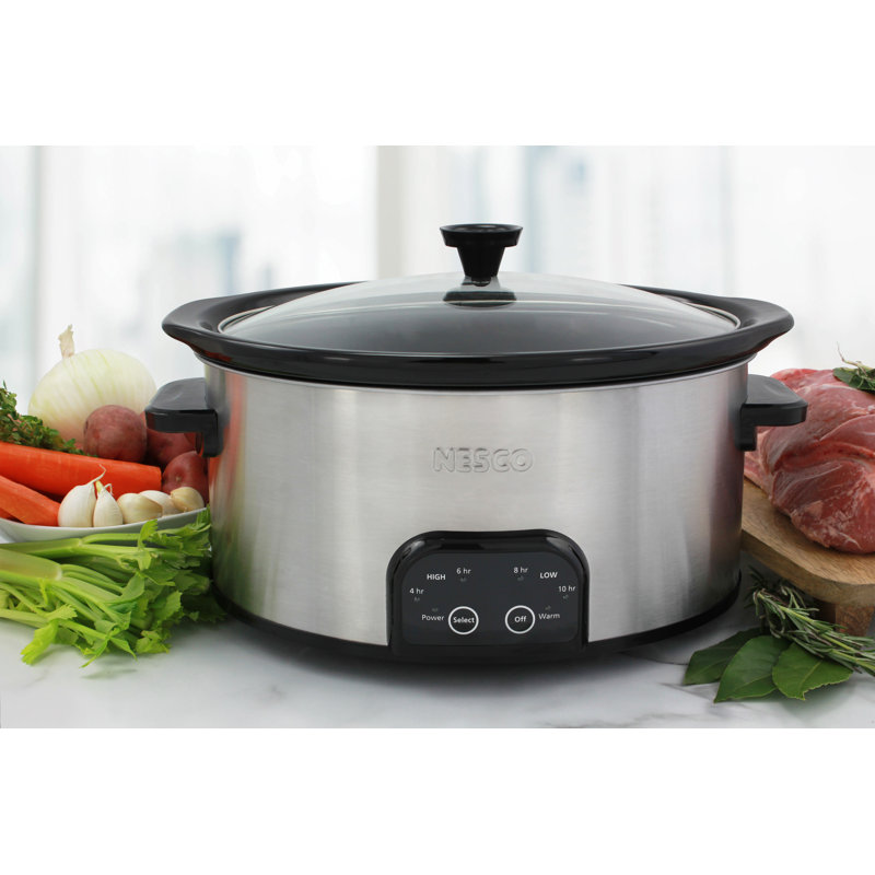 Nesco 6 Qt. Stainless Steel Slow Cooker