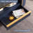 48" Luxury Faux Marble Coffee Table With Curved Fluted Design-289059998