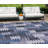 HomeRoots 8' X 10' Navy Blue And Sky Blue Southwestern Washable Indoor Outdoor Area Rug