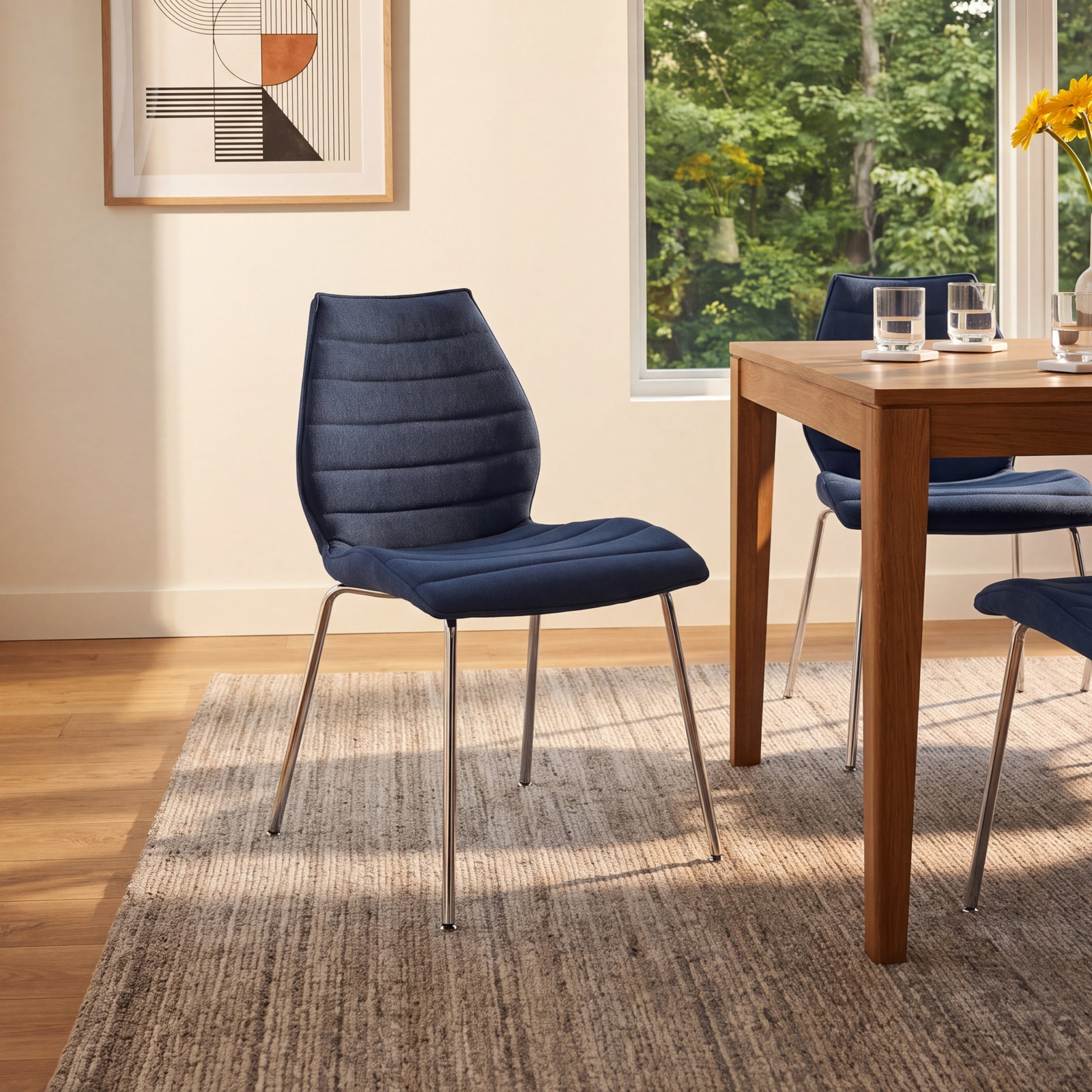 Maui Dining Chair, Blue