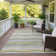 Machine Washable Indoor/Outdoor Micelotta ACN2333 Stripes Rug