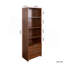 Bibliothèque avec tiroirs, hauteur 70,87 po, 4 tablettes, moderne, bureau à domicile, salon, bureau