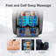 Fauteuil de massage inclinable chauffant en similicuir-65945767