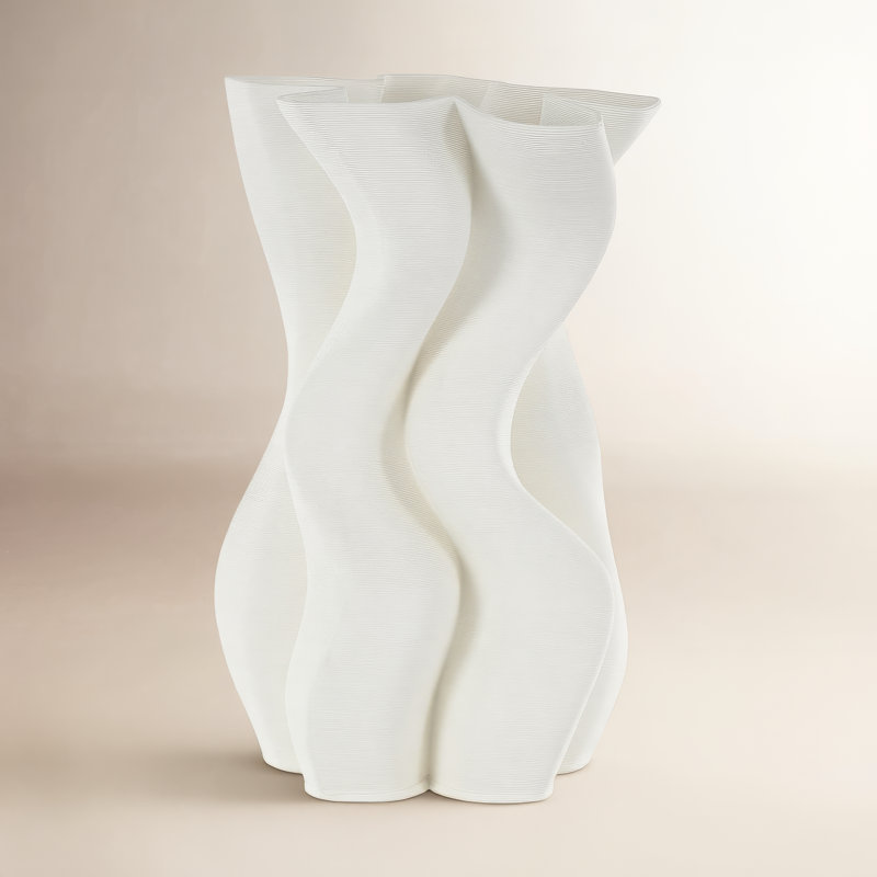 Bowers Iron Table Vase, 12.5" H x 7.55" W x 7.55" D