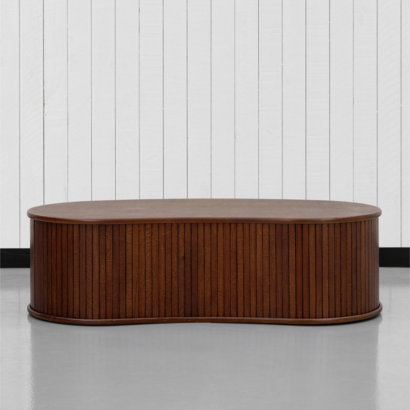 Table basse Ripple, Noyer foncé