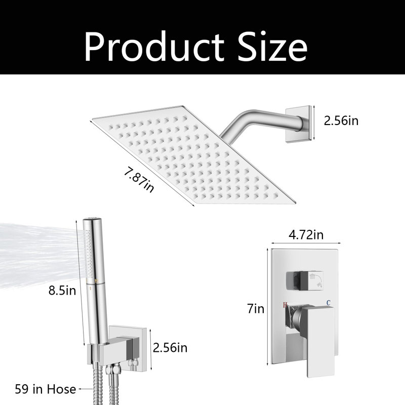 Shower Head 1.8 GPM, Chrome