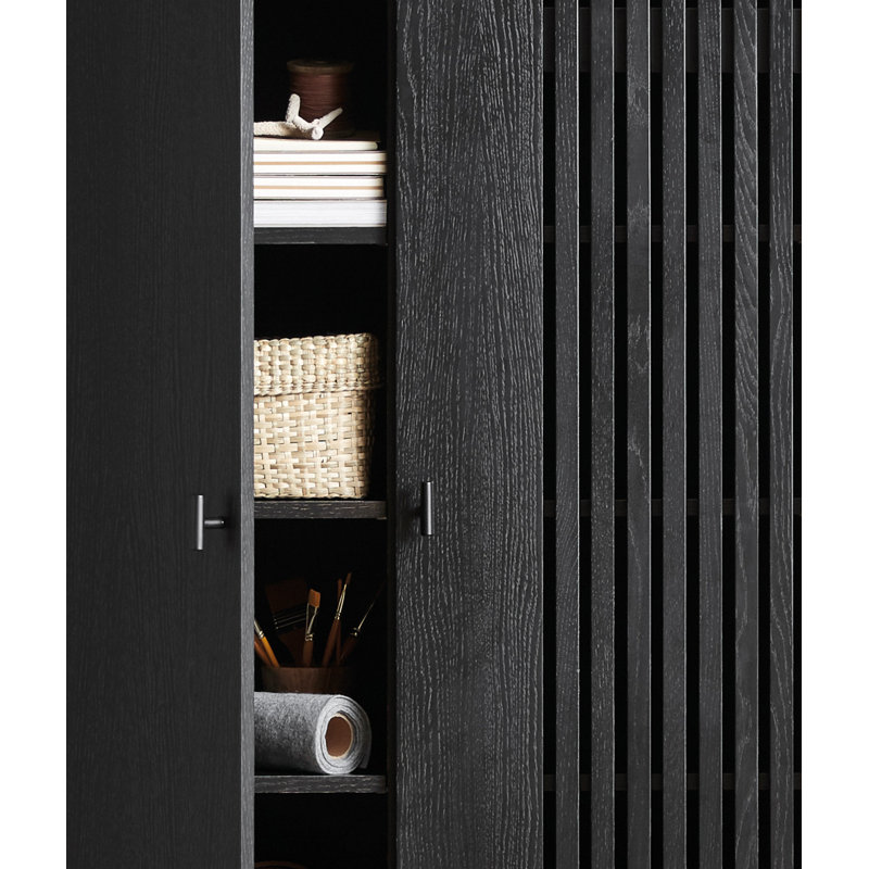 Array Highboard (80 Cm), Black
