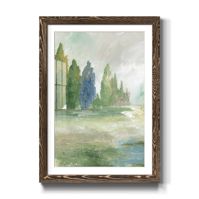 Joyau de la vallée I - reproduction de cadre photo, H 44 po x l 31 po x P 1 po, Noyer