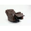 Fauteuil inclinable électrique en cuir Brizleth