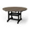 Stella Metal Outdoor Dining Table With Umbrella Hole , in. W in. D