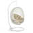 Structure blanche / coussin beige est en rupture de stock