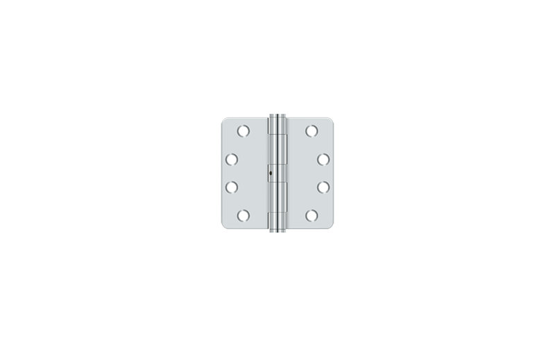 Steel Butt Bearing Hinge, Polished Chrome
