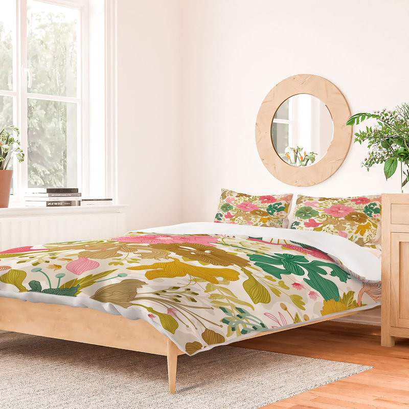 Housse de couette Moms Garden, Housse de couette pour très grand lit et 2 très 