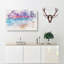 Pink Sunset Watercolour - Wrapped Canvas-56659375