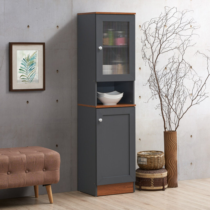Kitchen Pantry, Gray/Oak