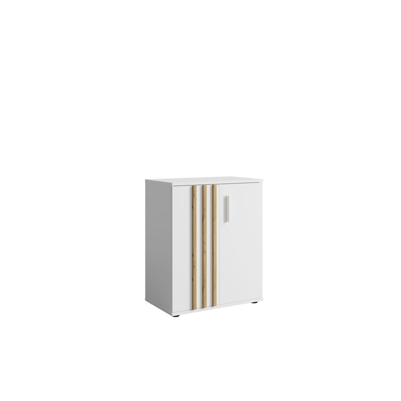 Renotta 60cm W Chest of Drawers, Highgloss sand grey