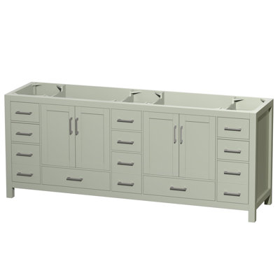 Sheffield 83" Freestanding Double Vanity Base Only