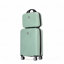 Ensemble de 2 valises légères en ABS, roulettes multidirectionnelles, (20/14)