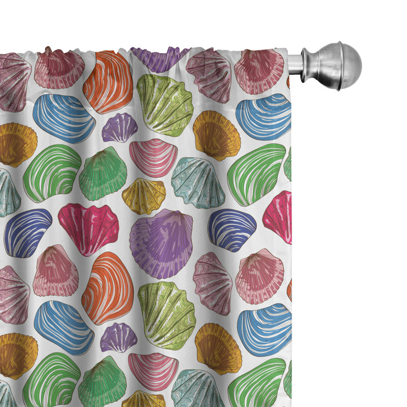 Semi-Sheer Rod Pocket Sliding Panel, 28" x 63"
