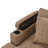 U-Shaped Sectional Sofa With Built-In Cup Holders, Storage Space And USB Ports-500272836