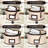 China Storage Containers 5-Piece Set Moving Boxes with dividers for Dinnerware