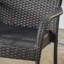 Chaise empilable en osier PE LITTLETON GREY 1pc-236912987