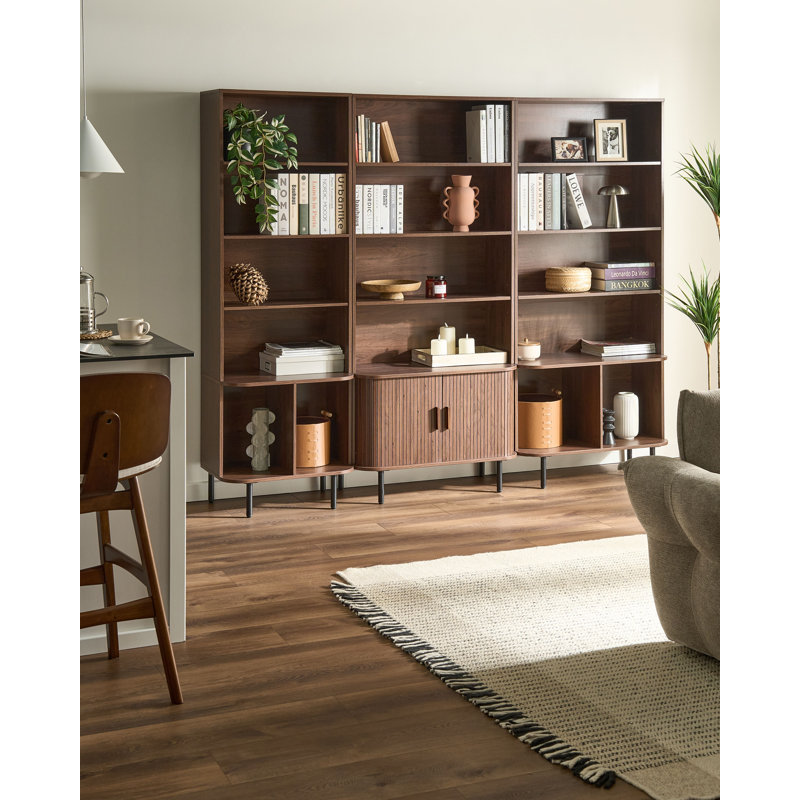 Quaniya 180 cm H x 80 cm W Iron Bookcase