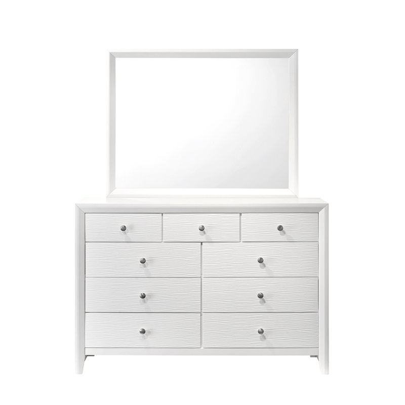 Commode moderne 1 tiroir 9 pièces
