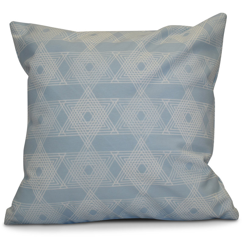 Housse et insert de coussin extérieur d'extérieur, 16 po x 16 po, Bleu pâle