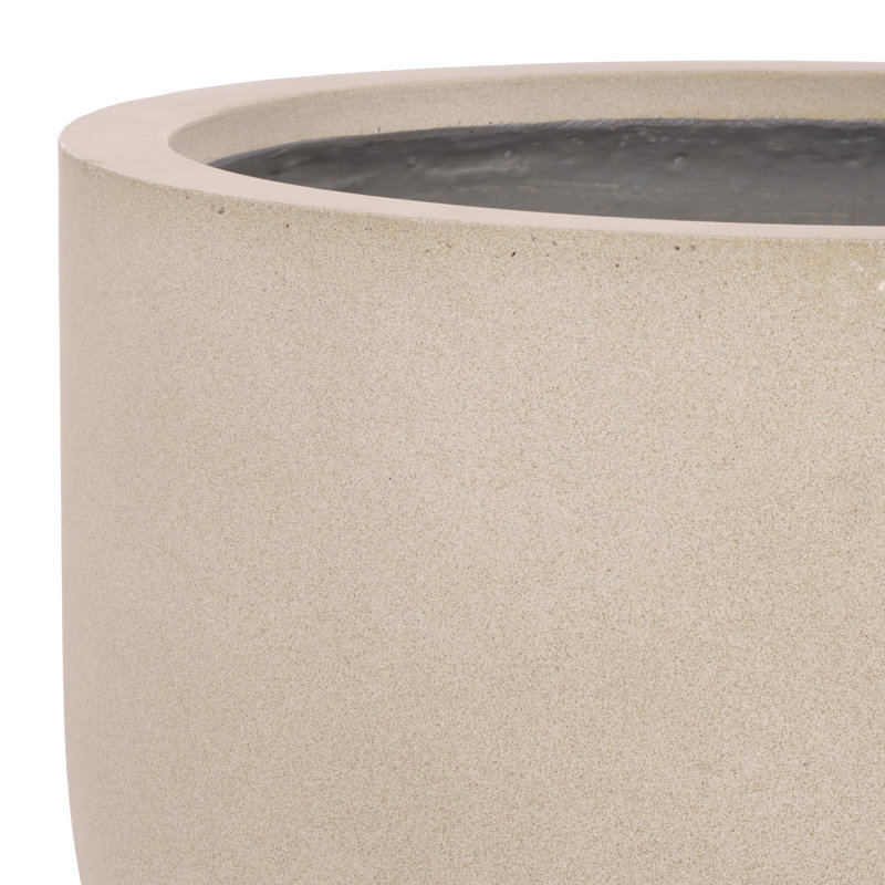 Pot à fleurs sur pied Ricco, Beige