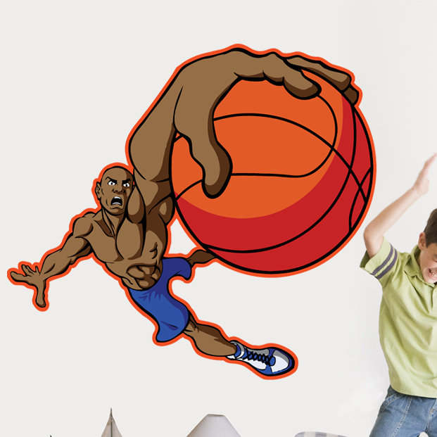 Sports Non-Wall Damaging Wall Decal, 31" H x 36" W