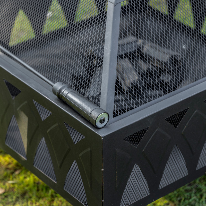 Briner Square Steel Fire Pit