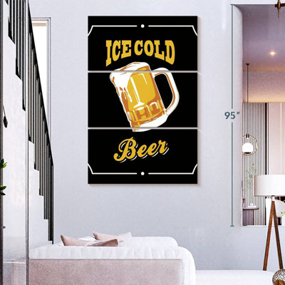 Kema Ice Cold Beer Wall Sign