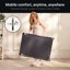  Lit pliant mobile ME28 avec matelas confortable et housse de rangement pour lit simple 28 po x 75 po